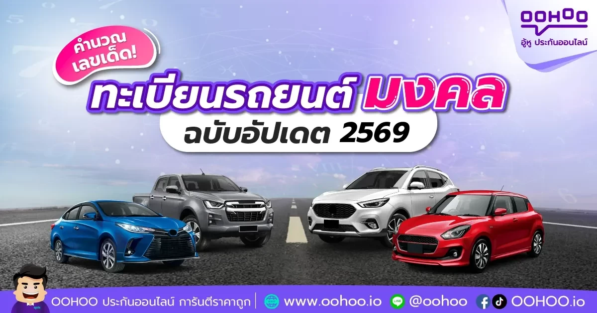 การคำนวนเลขทะเบียนมงคล ปี 2569